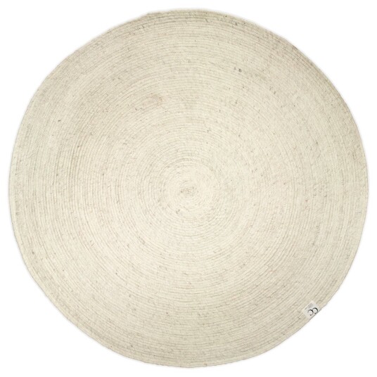 Classic Collection Merino ullteppe rund Ø160 cm Hvit