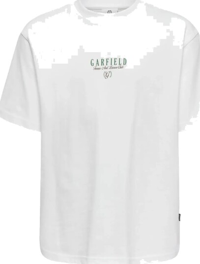 ONLY & SONS Osjgarfield Life Rlx Ss Lic Tee White 122 128 ONLY & SONS Osjgarfield Life Rlx Ss Lic Tee White 122 128
