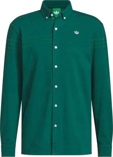 adidas Golf Originals S Ls Button Up CGREEN S