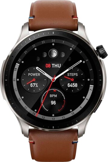 Amazfit GTR 4 Vintage brunt skinn