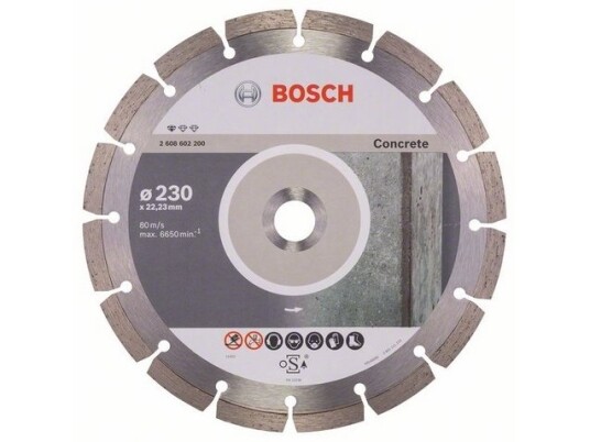 Bosch 230 mm Diamantskjæreplate for Betong - Standard Kappeskive Bosch 230 mm Diamantskjæreplate for Betong - Standard Kappeskive