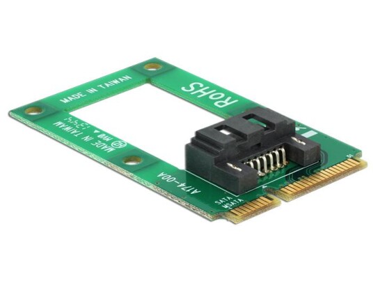 Delock Adapter MiniPCIe mSATA full size -> SATA 7Pin St/Bu