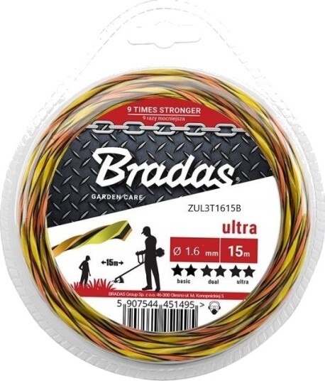 Cellfast Zylka Tnaca Ultra L3 Twist 1,6 Mm X 15 M Blister