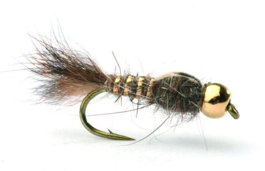 Umpqua Flies Hares Ear Gold Bead