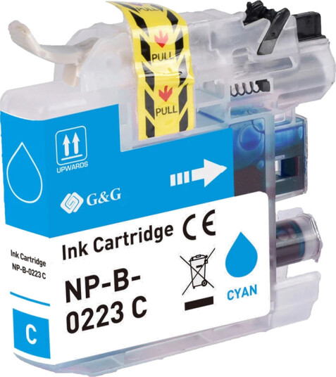 TB Blekkpatron LC-223 Cyan (9ml), erstatter Brother LC223C