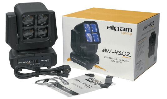 Algam Lighting Mw430zoom 4 X Osram 30w Rgbw Leds + Zoom