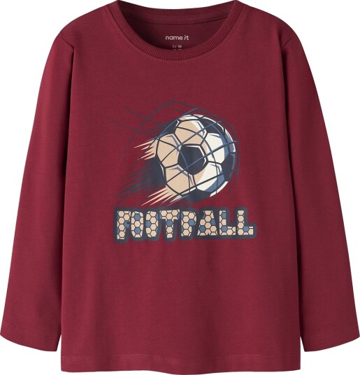 Name It Genser NmmGrowth Rumba Rød/Fotball Name It 4 år (104) Genser Bordeaux