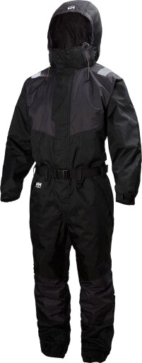 Helly Hansen Leknes Vinteroverall Svart C56 med Reflekser og Avtakbar Hette