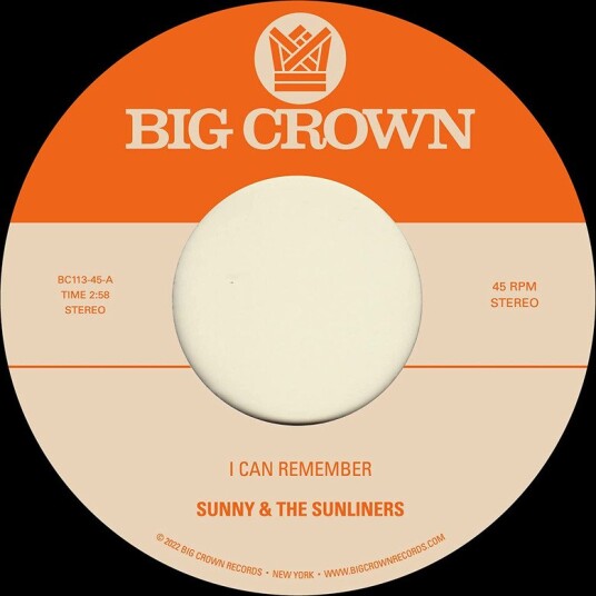 Sunny The Sunliners I Can Remember Sitting In The Park Uk Vinyl