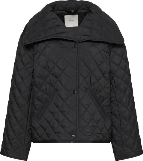 Calvin Klein Lw Short Quilted Liner Jacket BLACK L