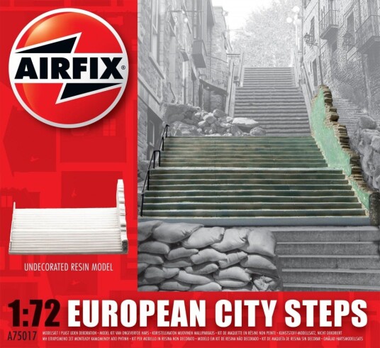 Airfix byggesett 1/72 European City Steps A75017