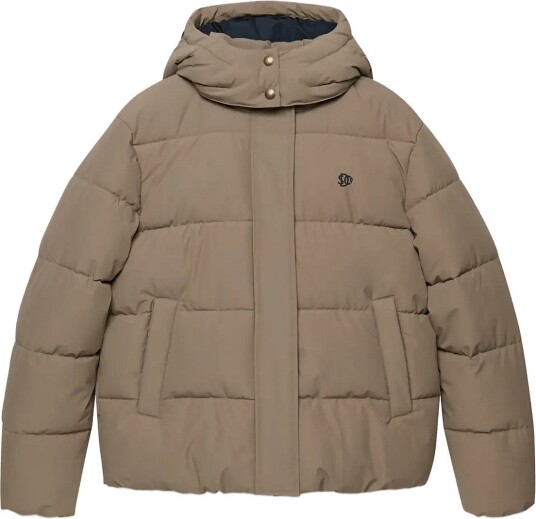 Superdry Premium Hood Puffer Jkt   FALLEN ROCK BROWN   16