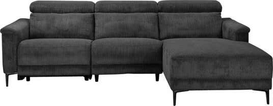 Lund Reclinersofa 3 seter Grå