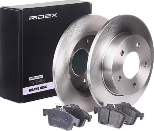 RIDEX 3405B0206 Bremseskiver og -klosser