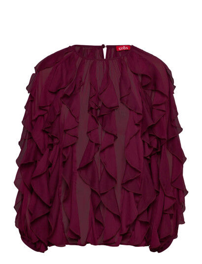 crās Ryacras Blouse - Burgundy - 38