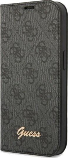 Guess Vintage Gold Logo Bokdeksel for iPhone 14 6.1" Svart