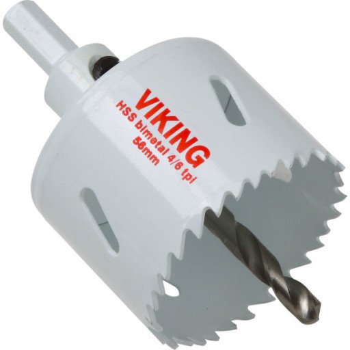 Viking hullsag, HSS, 8% kobolt, bimetall, med fast holder, 79 mm