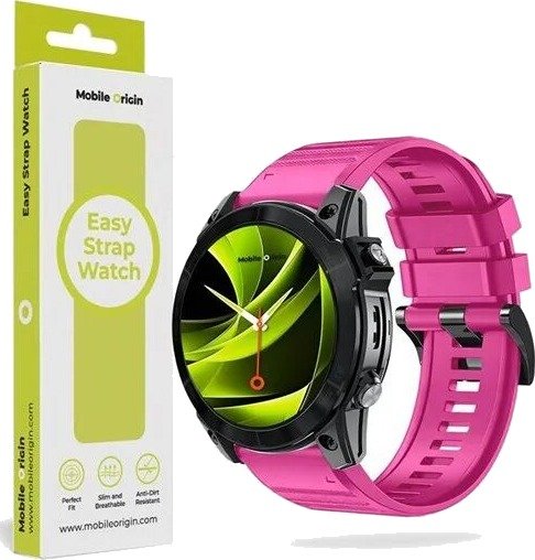 Mobile Origin Easy Strap Silicone Watch 26mm Pink Mobile Origin Easy Strap Silicone Watch 26mm Pink