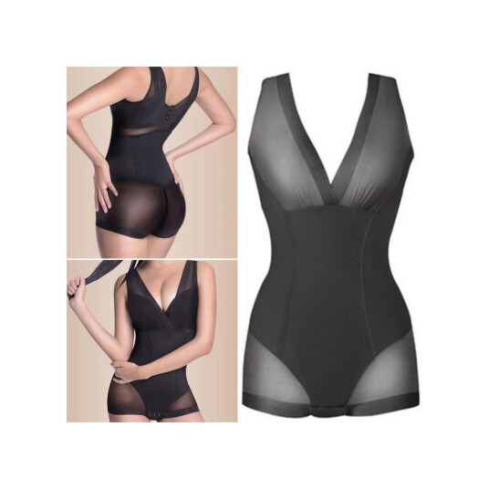 B2X Shapewear Body Shaping undertøy Svart Størrelse L