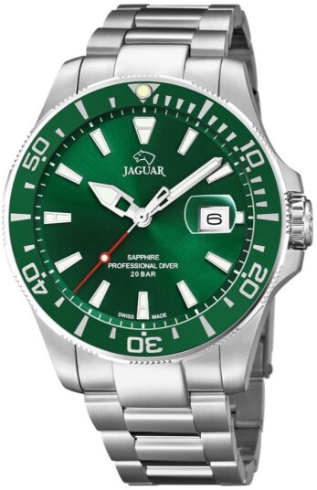Jaguar Herreklokke J860/B Executive Grønn/Stål Ø43.5 mm