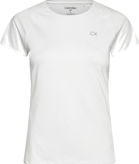 Calvin Klein Golf Bellevue Short Sleeve T Shirt   White   XXL
