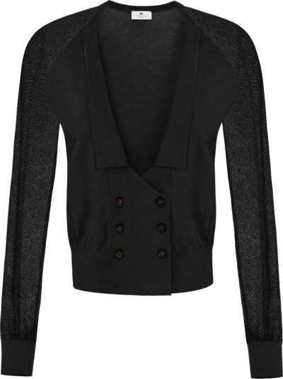Elisabetta Franchi Dame Strikkevarer Svart L,