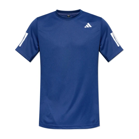 adidas Tennis Club 3-Stripe Tee - Navy - M