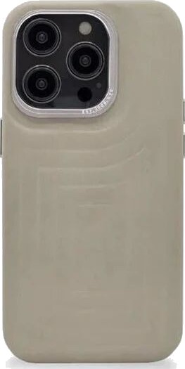 Decoded Leather Embossed Backcover for iPhone 14 Pro Max Clay