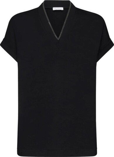 Brunello Cucinelli Dame Topper Svart M, Brunello Cucinelli Dame Topper Svart M,