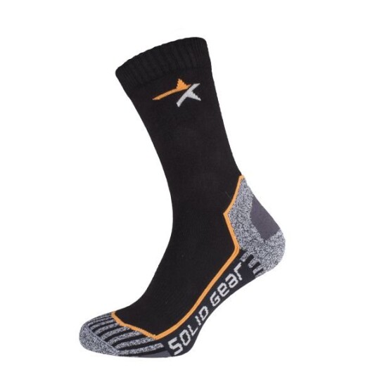 Solid Gear Active Sock Strømpe svart, 3-pakning 43-46, Klær