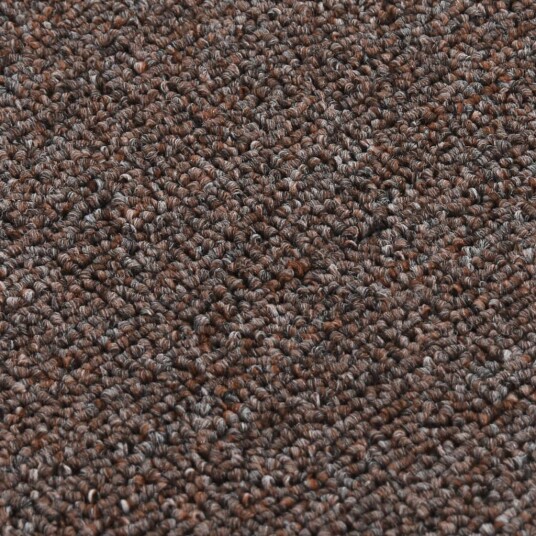 vidaXL Sklisikre trappematter 15 stk 60x25 cm brun rektangulær