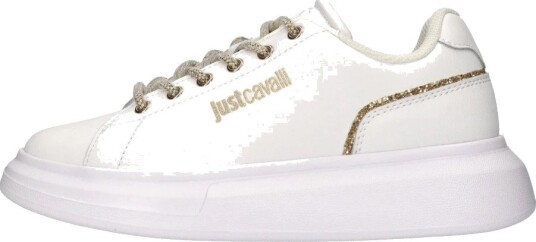 Just Cavalli Dame Sko Hvit 38 EU,