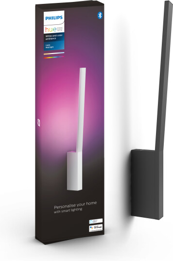 Philips Hue Liane-vegglampe, 12W 24V (sort) Philips Hue Liane-vegglampe, 12W 24V (sort)
