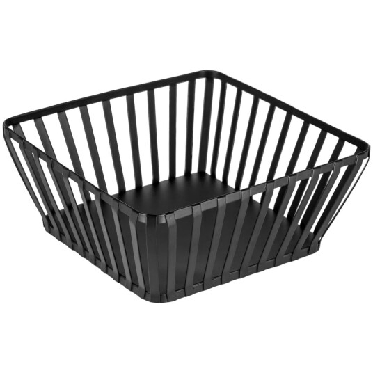 VEGA Brødkurv Liro rektangulær; 23x23x10 cm (LxBxH); Svart; Rektangulær