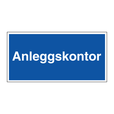 Jo Safety HMS Byggeplasskilt: Anleggskontor 330 x 660 mm 6301030RD33x66cm Jo Safety HMS Byggeplasskilt: Anleggskontor 330 x 660 mm 6301030RD33x66cm