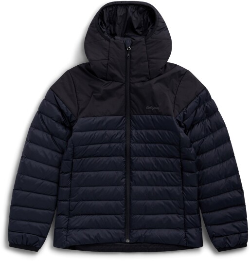 Bergans Women´s Lom Light Down Hood Jacket Black XS Bergans Women´s Lom Light Down Hood Jacket Black XS