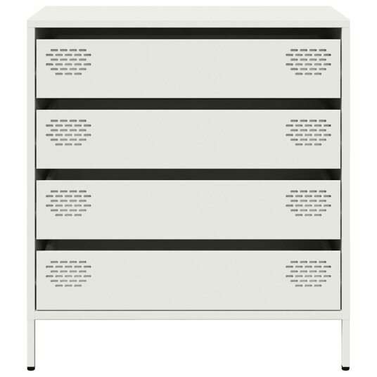 Skjenk hvit 68x39x73,5 cm kaldvalset stål 8721102930485
