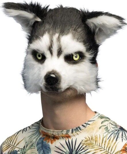 Boland Husky Hund Plysjmaske