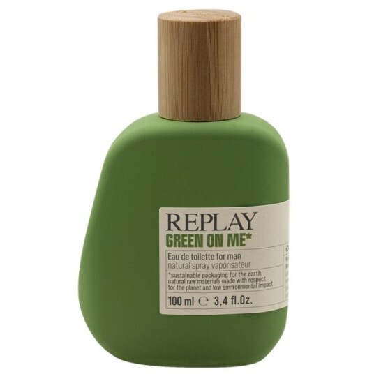 Replay Green On Me Mann Eau de Toilette 100ml - Frisk og Naturlig Duft