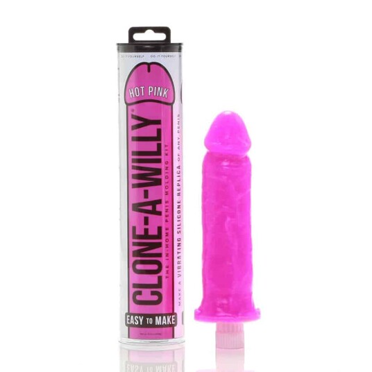 Clone-a-willy glow in the dark pink