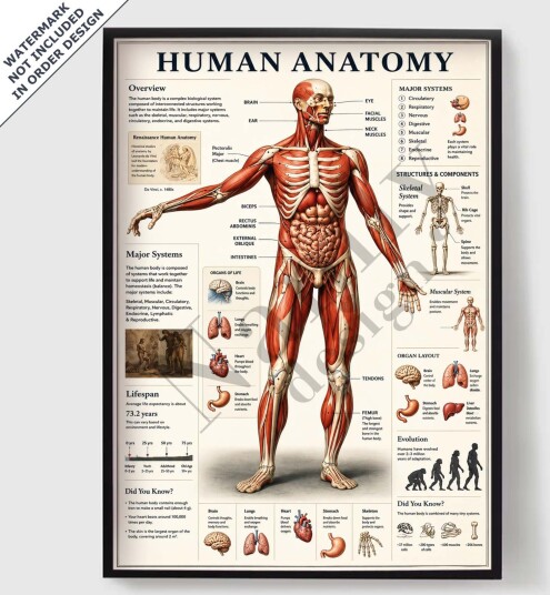 Personalisert Plakat Utdanningsvitenskapelig Diagram AI Plakat