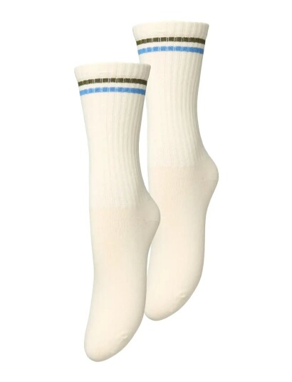 Becksöndergaard Stripea Cotta Sock 2 Pack Cream 39 41 Becksöndergaard Stripea Cotta Sock 2 Pack Cream 39 41