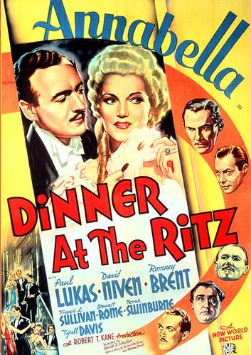 Dinner At The Ritz DVD