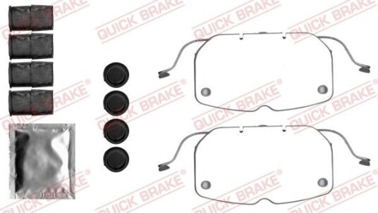 Tilbehørsett, skivebremse belegg QUICK BRAKE 109-1792