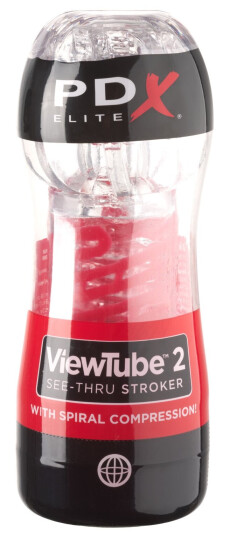 PDX Viewtube 2 See-Thru Stroker - Klar