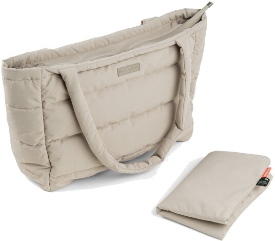 Done By Deer Quiltet Tote Stelleveske Sandbrun