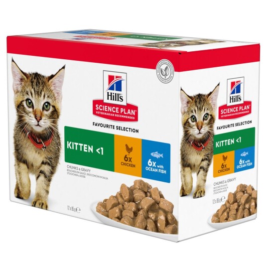 Hill'S Science Plan Kitten Fiskeutvalg 48 X 85 G