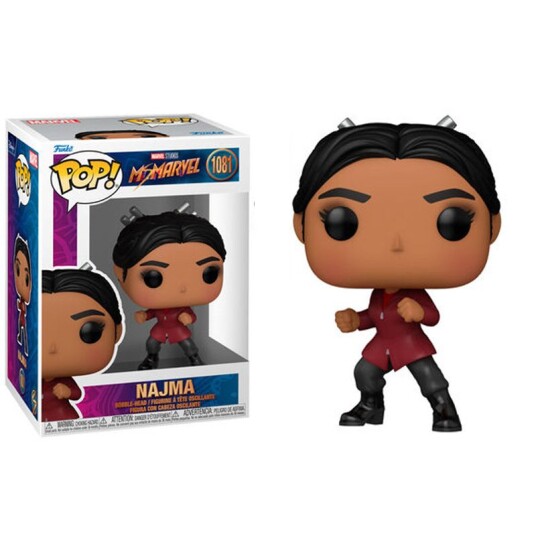 Funko Pop! Najma Figur fra Ms. Marvel - Samlebar Eventyrfigur Funko Pop! Najma Figur fra Ms. Marvel - Samlebar Eventyrfigur