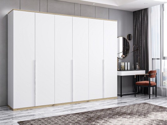 Fruitland Garderobe 270x206 cm - Hvit