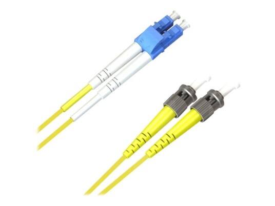 Microconnect - Nettverkskabel - Lc/Upc-Enkeltmodus (Hann) Til St/Upc-Enkeltmodus (Hann) - 7 M - Fiberoptisk - 9 / 125 Micron - Os2 - Halogenfri - Gul